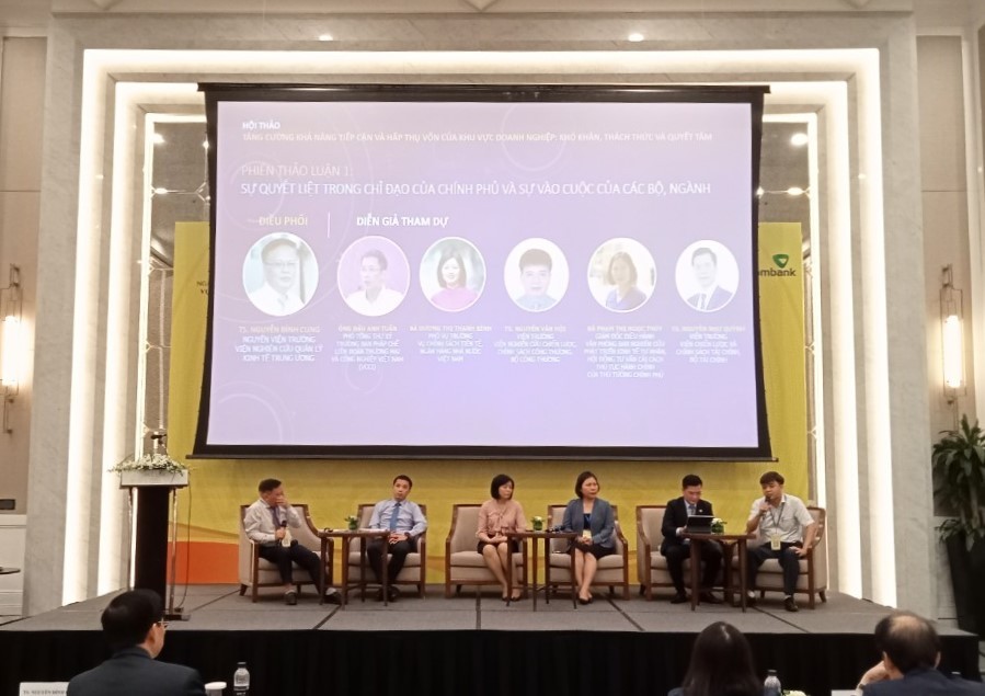 Tiếp tục tìm giải pháp khơi thông vốn tín dụng cho doanh nghiệp Hội thảo tìm giải pháp khơi thông vốn tín dụng cho doanh nghiệp