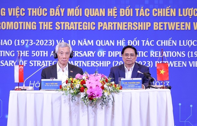 Tiên phong đóng góp vào quan hệ chiến lược Việt Nam - Singapore