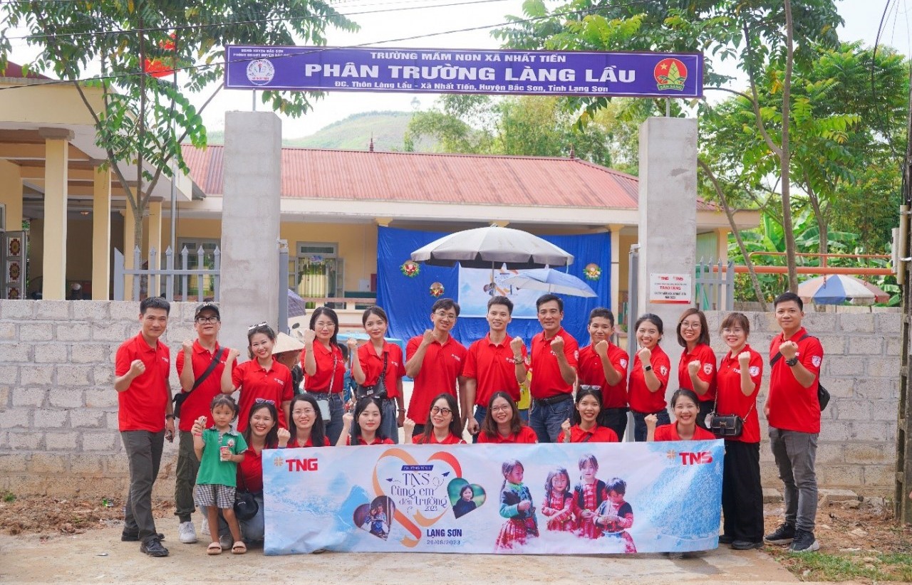 TNS Holdings chung tay cải tạo điểm trường tại Lạng Sơn