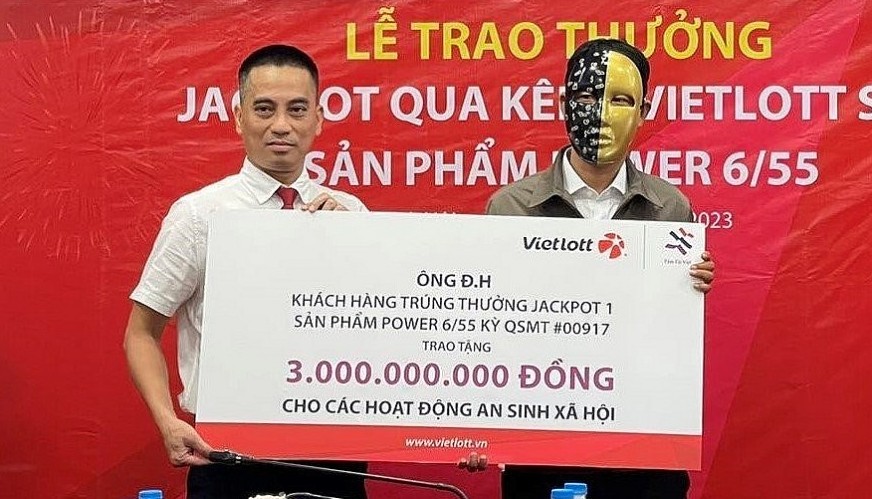 Vietlott trao giải Jackpot lớn thứ nhì lịch sử xổ số tại Việt Nam