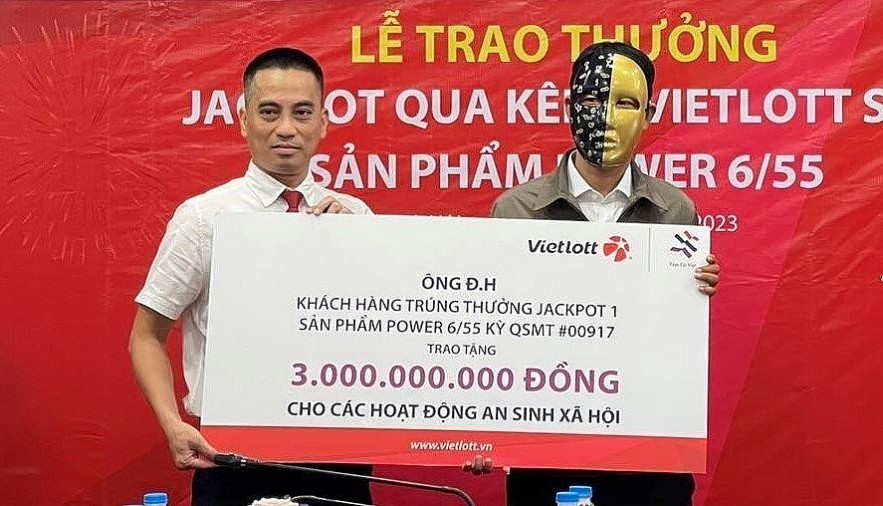 Vietlott trao giải Jackpot lớn thứ nhì lịch sử xổ số tại Việt Nam