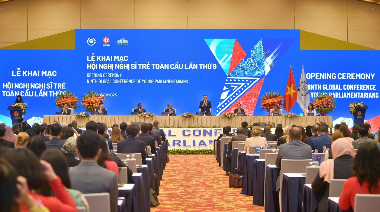 Hội nghị Nghị sĩ trẻ toàn cầu lần thứ 9 chính thức khai mạc Hội nghị Nghị sĩ trẻ toàn cầu lần thứ 9 chính thức khai mạc