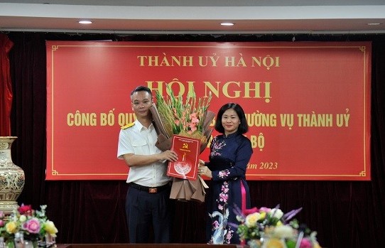 Ông Vũ Mạnh Cường giữ chức Bí thư Đảng ủy Cục Thuế TP. Hà Nội