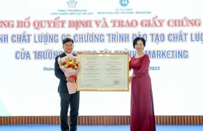 Trường Đại học Tài chính - Marketing có thêm 6 chương trình chất lượng cao đạt kiểm định chất lượng