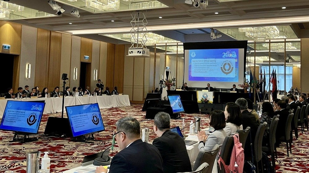 Hội nghị Tổng cục trưởng Hải quan khu vực châu Á Thái Bình Dương của Tổ chức Hải quan thế giới (WCO) lần thứ 24 tại Perth, Australia. Ảnh: Nha Trang