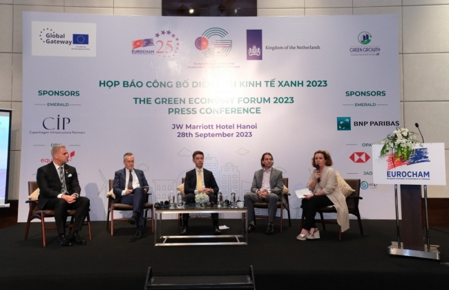Châu Âu và Việt Nam hợp tác thúc đẩy chuyển đổi xanh qua Diễn đàn Kinh tế xanh 2023