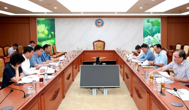 Đảng ủy Bộ Tài chính tổ chức Hội nghị Ban Thường vụ, phiên họp tháng 10/2023