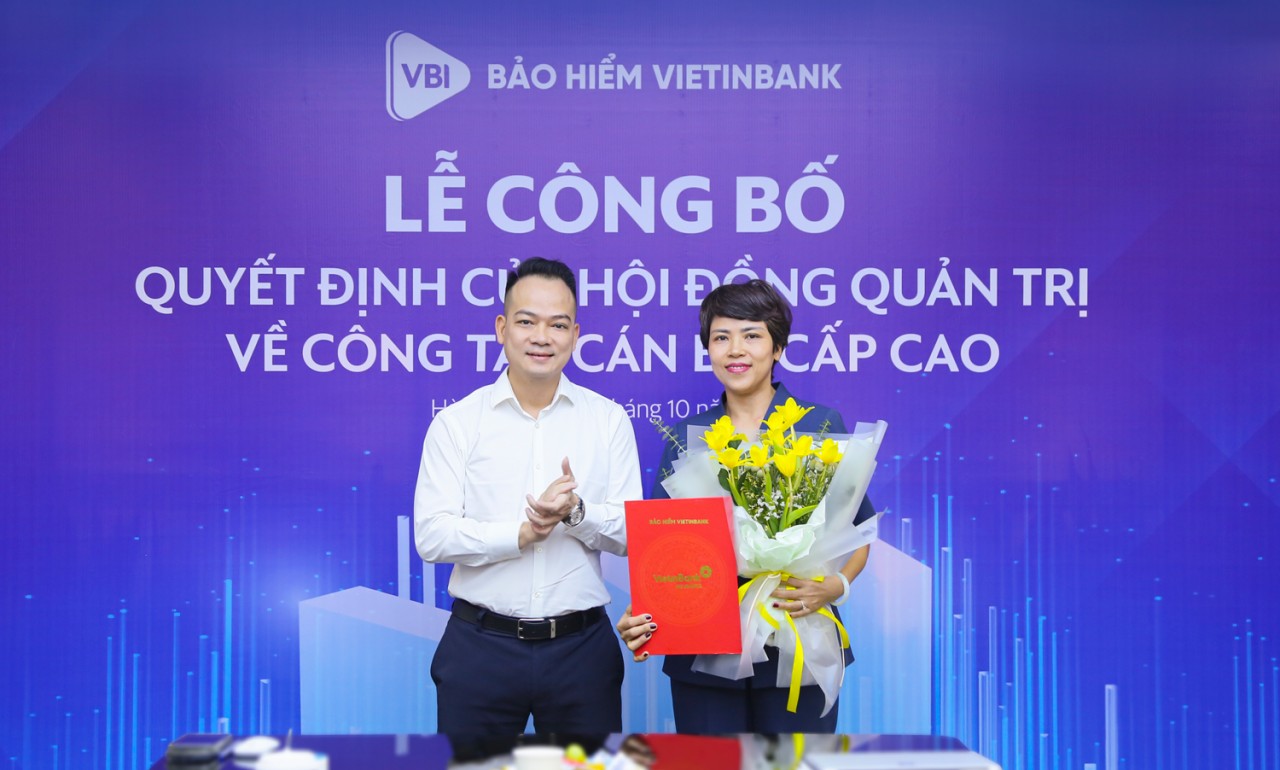 Bảo hiểm VietinBank có người phụ trách Ban điều hành mới