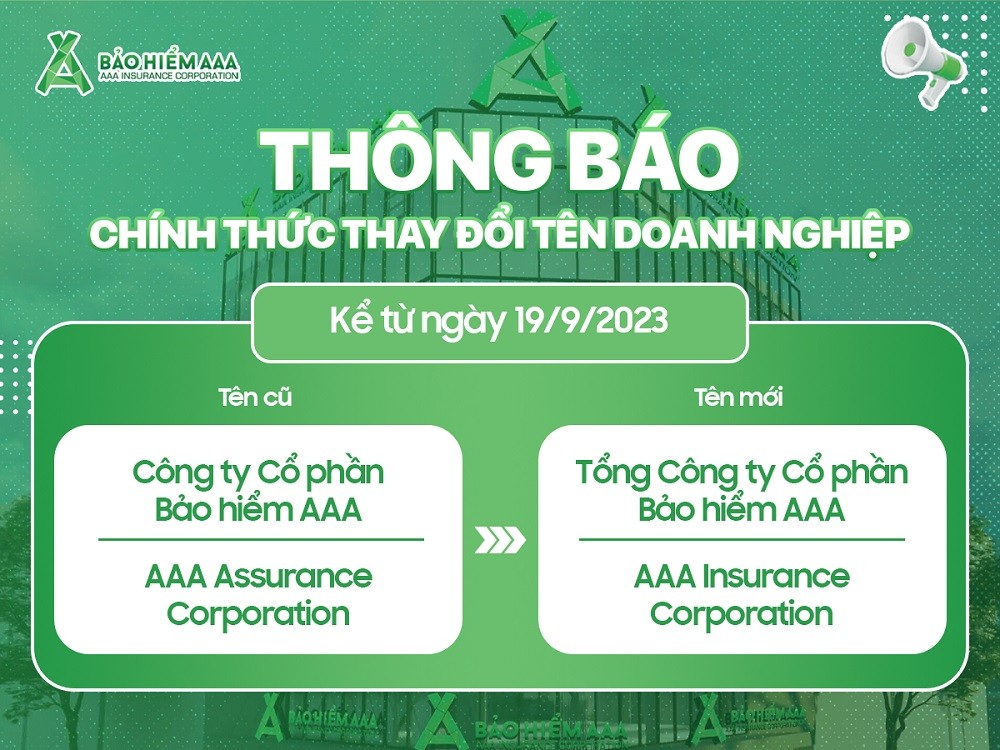 Bảo hiểm AAA đổi tên, đặt mục tiêu vào tốp 10 doanh nghiệp bảo hiểm phi nhân thọ