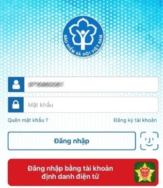 Có thể đăng nhập ứng dụng VssID bằng tài khoản định danh điện tử VNeID