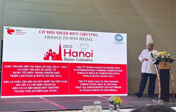 แบรนด์ต่างประเทศมากกว่า 100 แบรนด์มารวมตัวกันที่งาน Vietnam-Food & Hotel Hanoi 2023