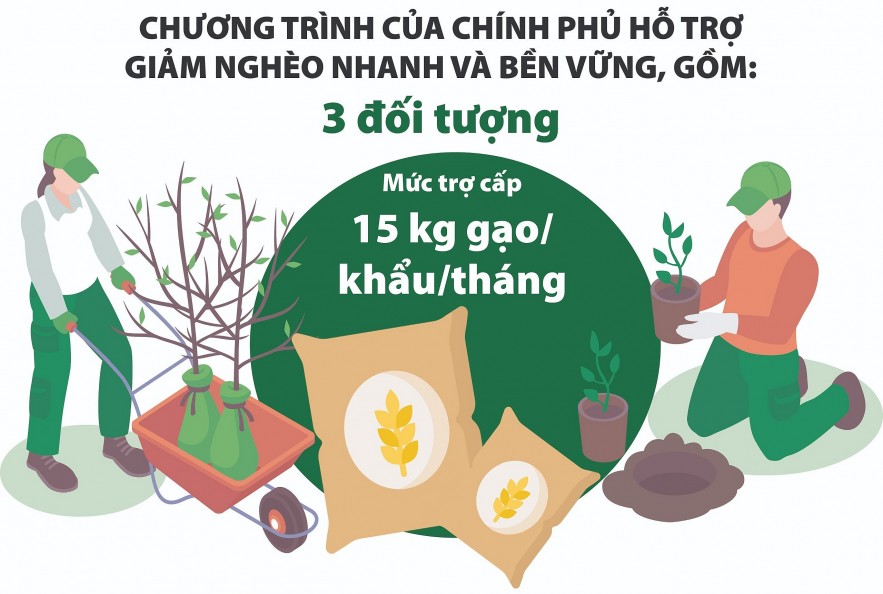 Được hỗ trợ gạo, người dân yên tâm bảo vệ rừng