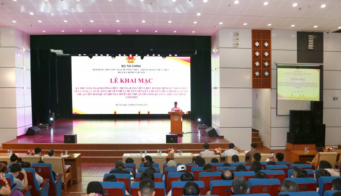 Bộ Tài chính tổ chức kỳ thi nâng ngạch công chức, thăng hạng viên chức năm 2023