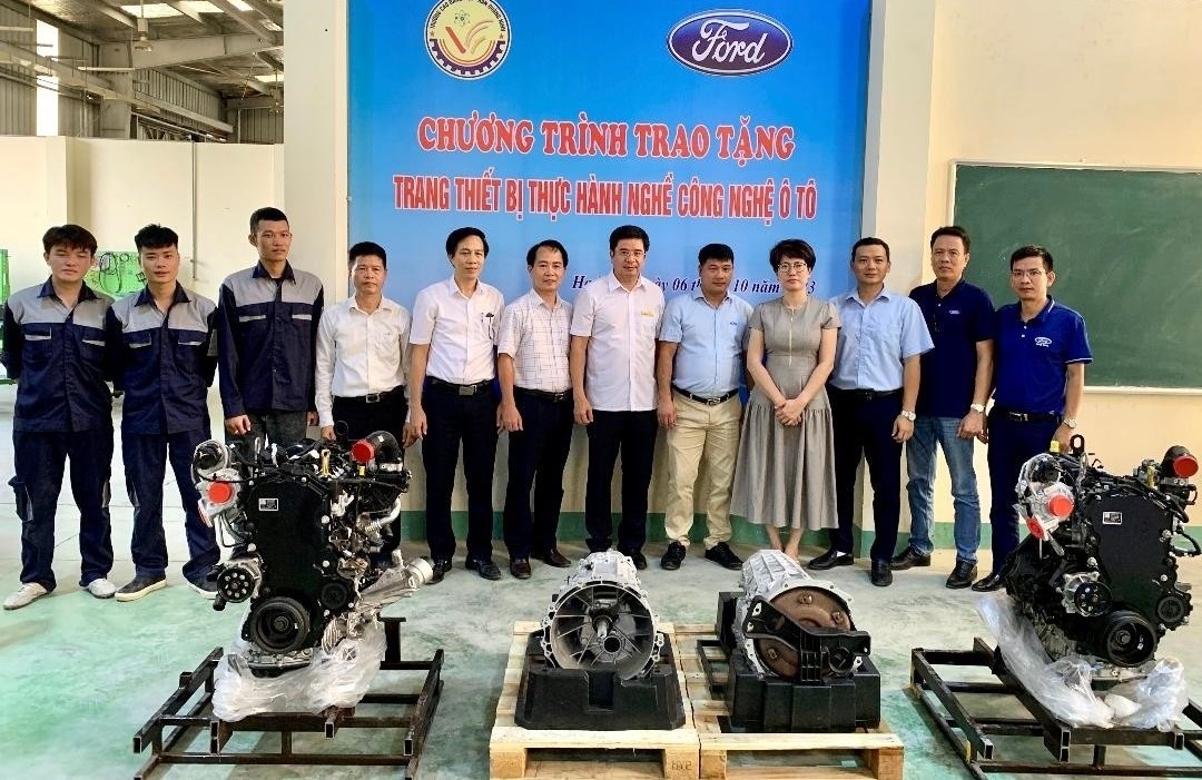 Ford Việt Nam góp phần thúc đẩy lĩnh vực đào tạo thực hành công nghệ ô tô mới