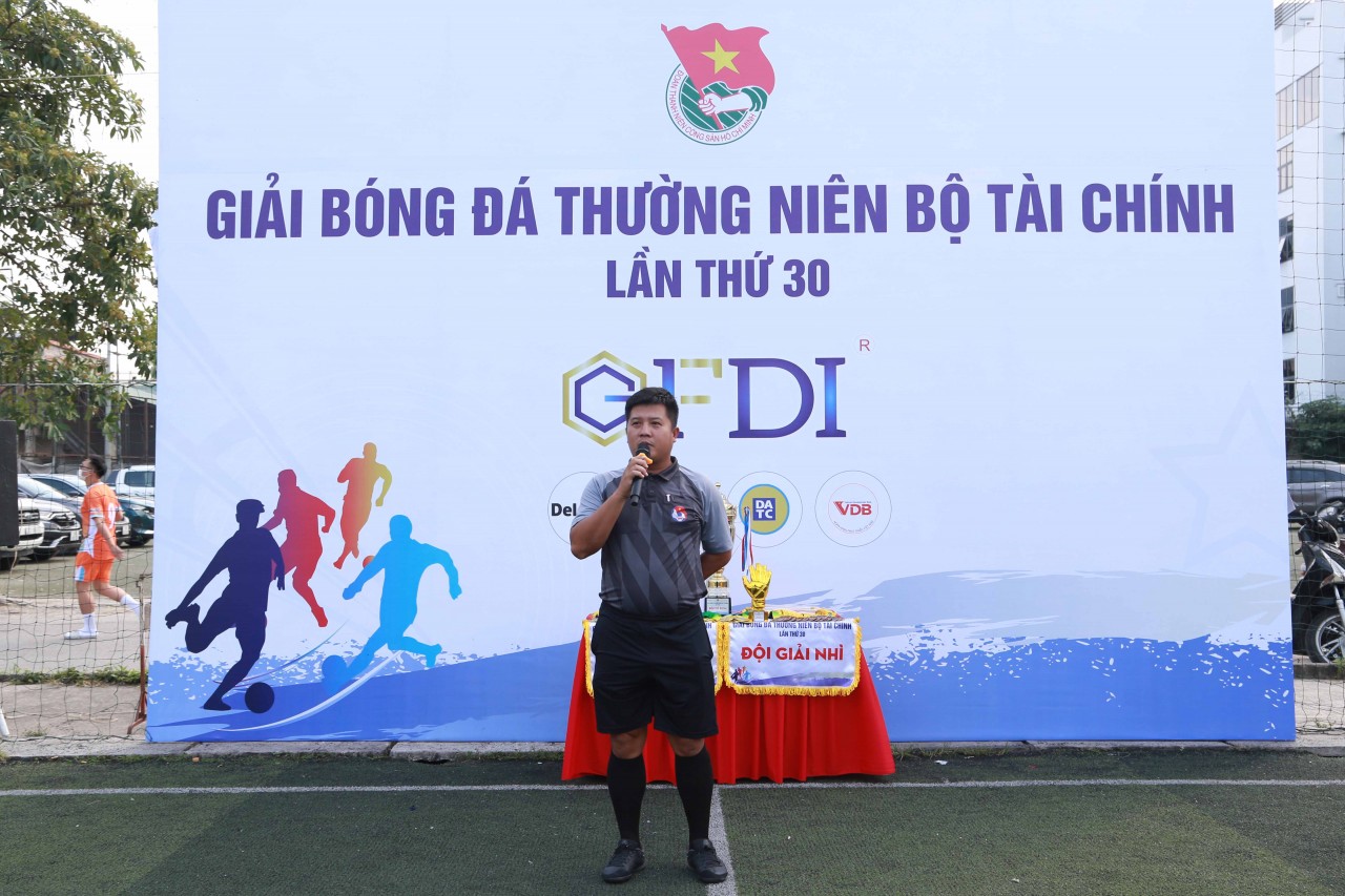 Khai mạc Giải Bóng đá thường niên Đoàn Thanh niên Bộ Tài chính lần thứ 30