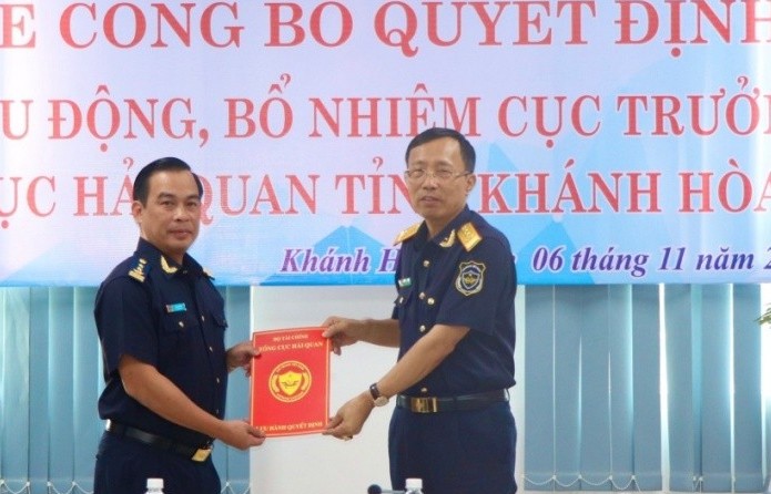 Ông Vũ Lê Quân được điều động, bổ nhiệm giữ chức Cục trưởng Cục Hải quan Khánh Hòa