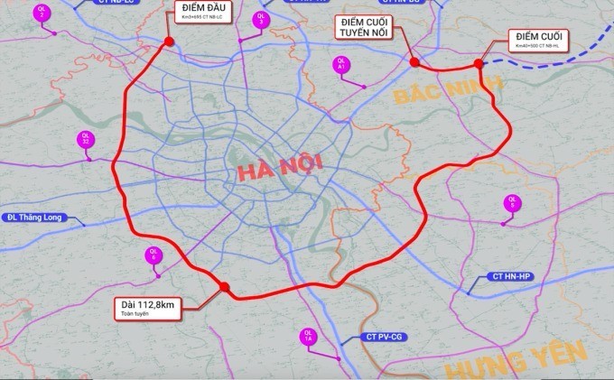 Hà Nội bàn giao hơn 91% mặt bằng để thi công đường Vành đai 4 - Vùng Thủ đô Hà Nội