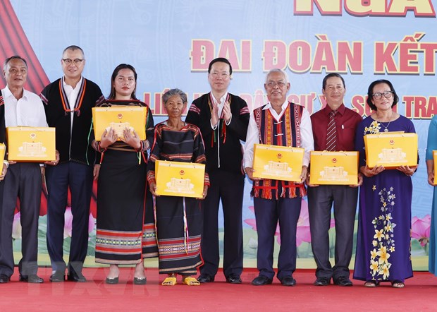 Chu tich nuoc: Dai Doan ket toan Dan toc la yeu to quan trong bac nhat hinh anh 1