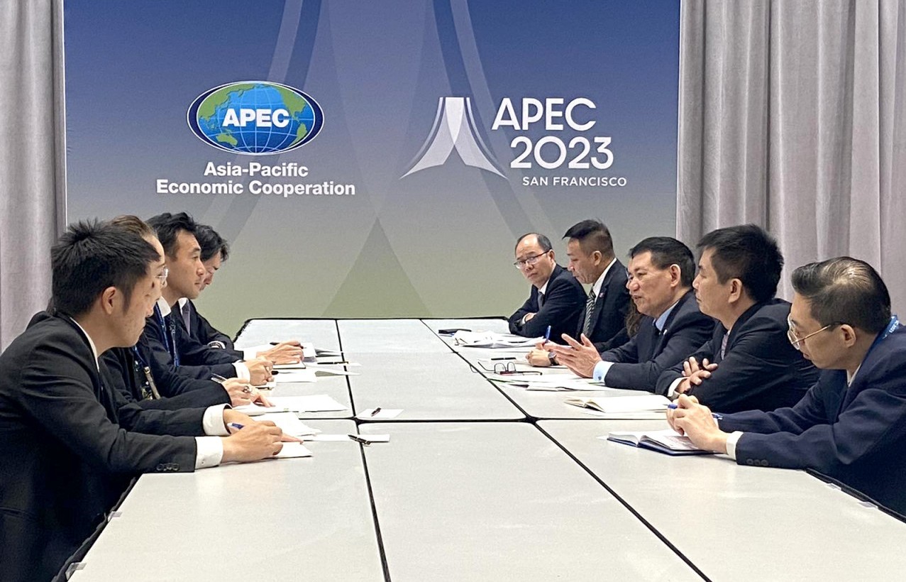 Bộ trưởng Hồ Đức Phớc gặp song phương các bộ trưởng tài chính tại hội nghị APEC 2023