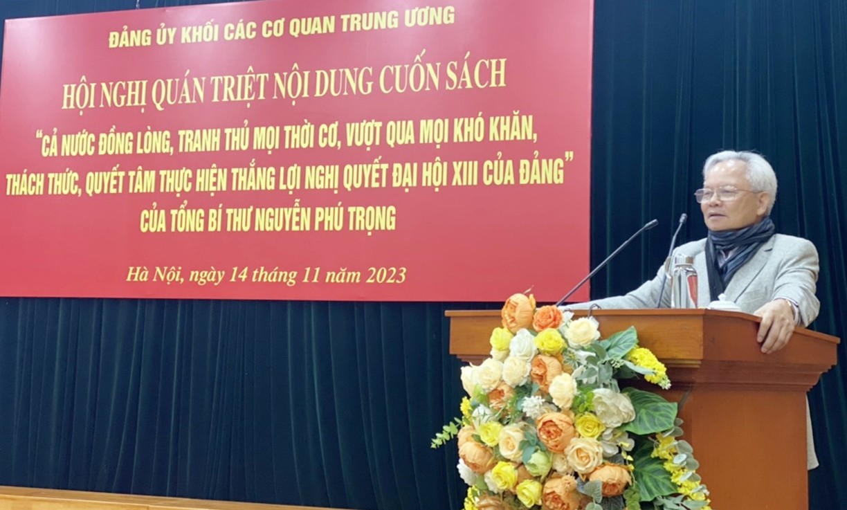 Đảng ủy Bộ Tài chính quán triệt, tuyên truyền nội dung cuốn sách của Tổng Bí thư Nguyễn Phú Trọng