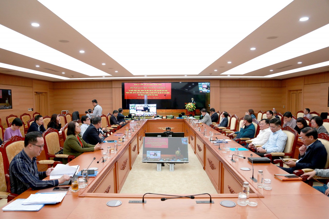 Đảng ủy Bộ Tài chính quán triệt, tuyên truyền nội dung cuốn sách của Tổng Bí thư Nguyễn Phú Trọng