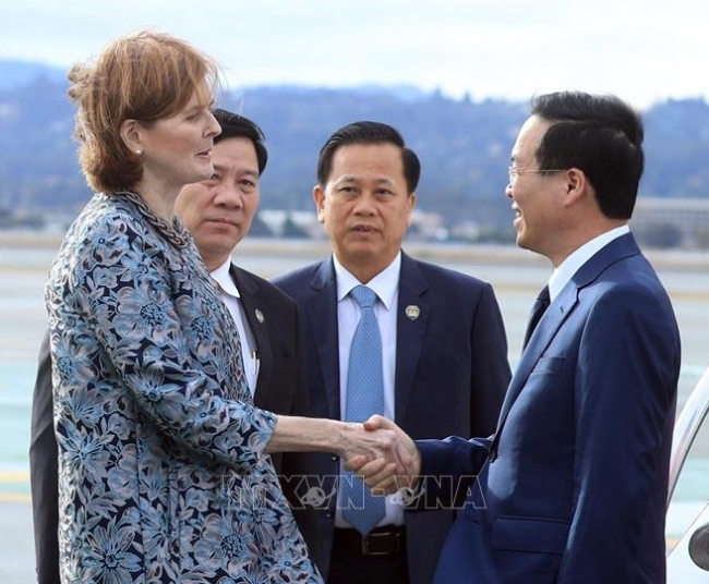 chu tich nuoc vo van thuong den san francisco bat dau chuong trinh tham du tuan le cap cao apec 2023
