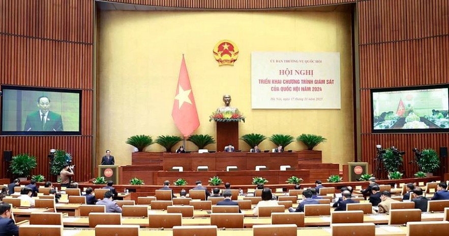 Chủ tịch Quốc hội chủ trì Hội nghị triển khai thực hiện Chương trình giám sát của Quốc hội năm 2024