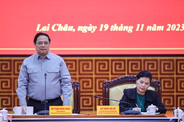 Thủ tướng làm việc với Ban Thường vụ Tỉnh ủy Lai Châu- Ảnh 4.