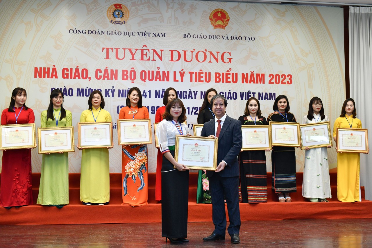 Tuyên dương 200 nhà giáo, cán bộ quản lý giáo dục tiêu biểu năm 2023