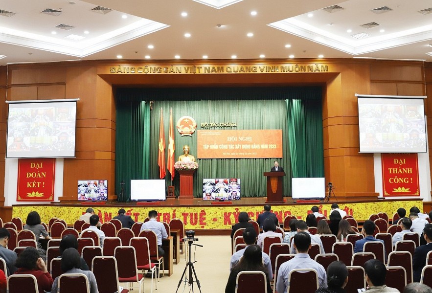 Đảng uỷ Bộ Tài chính tổ chức tập huấn công tác xây dựng Đảng năm 2023