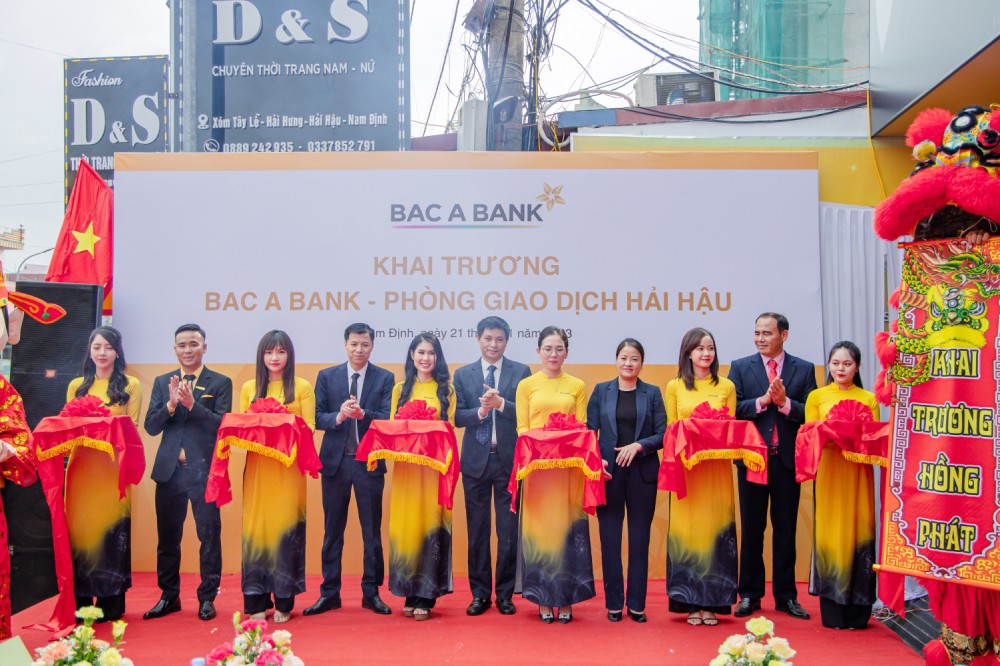 BAC A BANK khai trương Phòng giao dịch tại Nam Định