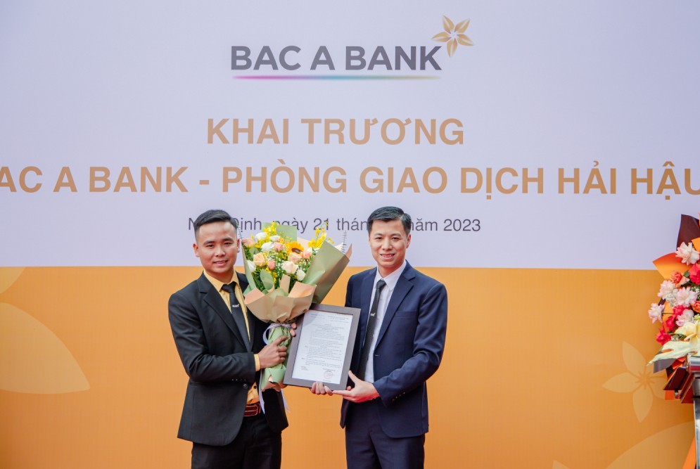 BAC A BANK khai trương Phòng giao dịch tại Nam Định