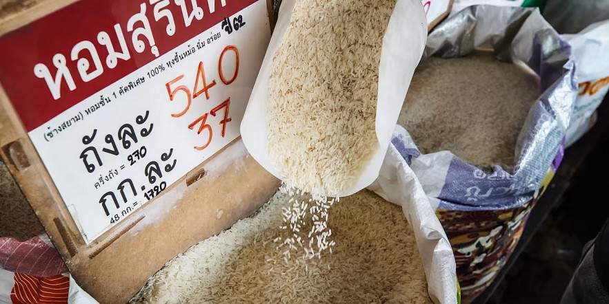 Giá trị xuất khẩu gạo của Thái Lan đạt 1,5 tỷ USD