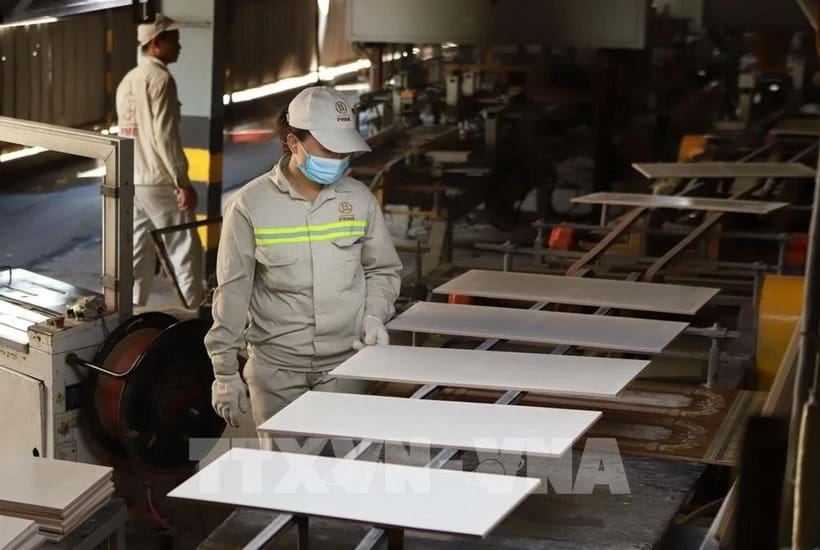 Sản xuất gốm sứ xây dựng của Việt Nam thuộc Top 10 quốc gia lớn nhất thế giới