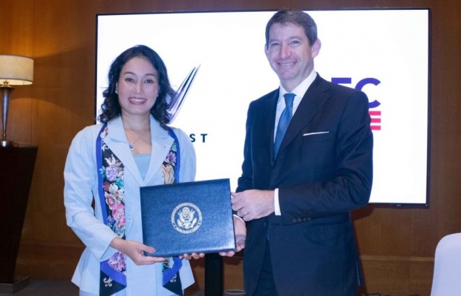 Tập đoàn Tài chính phát triển quốc tế Mỹ ký ý định thư tài trợ 500 triệu USD cho VinFast