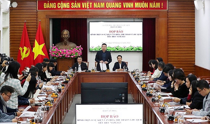 Bình chọn 10 sự kiện văn hoá, thể thao và du lịch tiêu biểu năm 2023