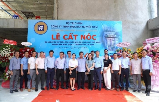 DATC tổ chức lễ cất nóc công trình trụ sở làm việc tại TP. Hồ Chí Minh