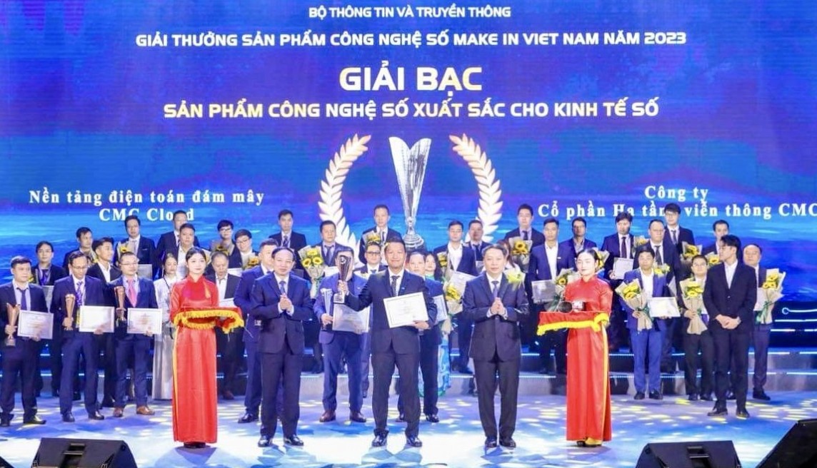 CMC Cloud giành giải Bạc sản phẩm Make in Vietnam xuất sắc cho kinh tế số