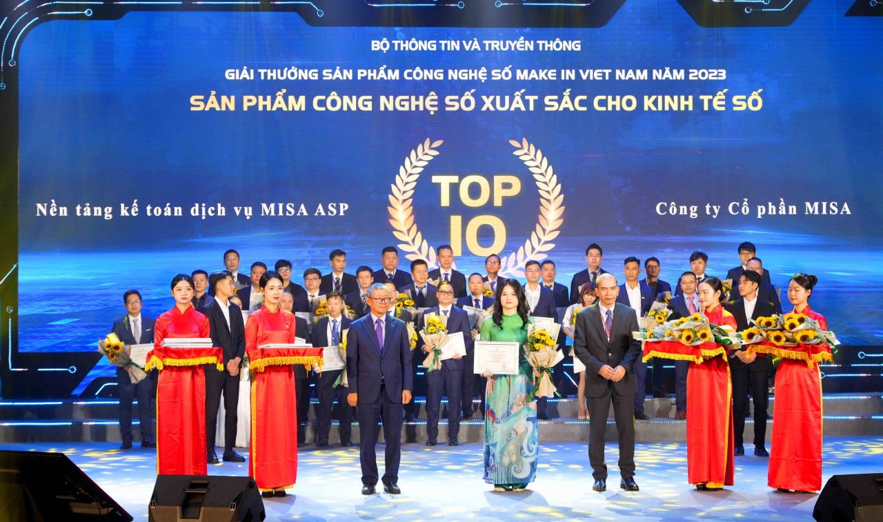 Hai sản phẩm số của MISA được vinh danh tại Make in Vietnam 2023