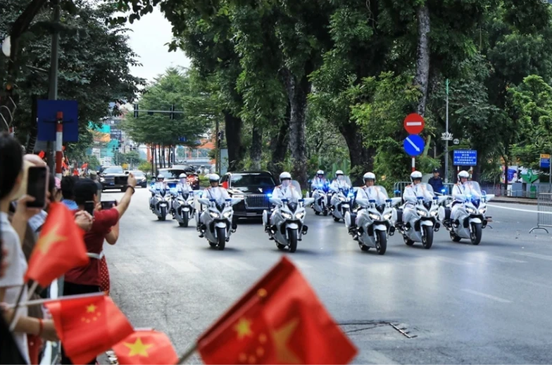 Lễ đón Tổng Bí thư, Chủ tịch Trung Quốc Tập Cận Bình thăm cấp Nhà nước tới Việt Nam