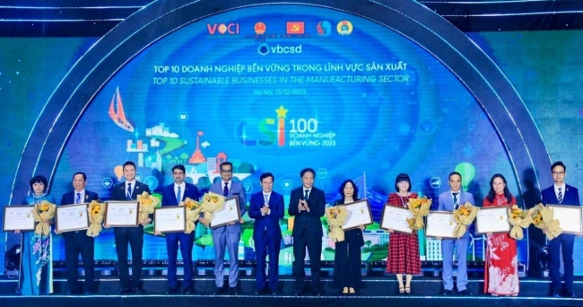 Top 100 doanh nghiệp bền vững tại Việt Nam năm 2023