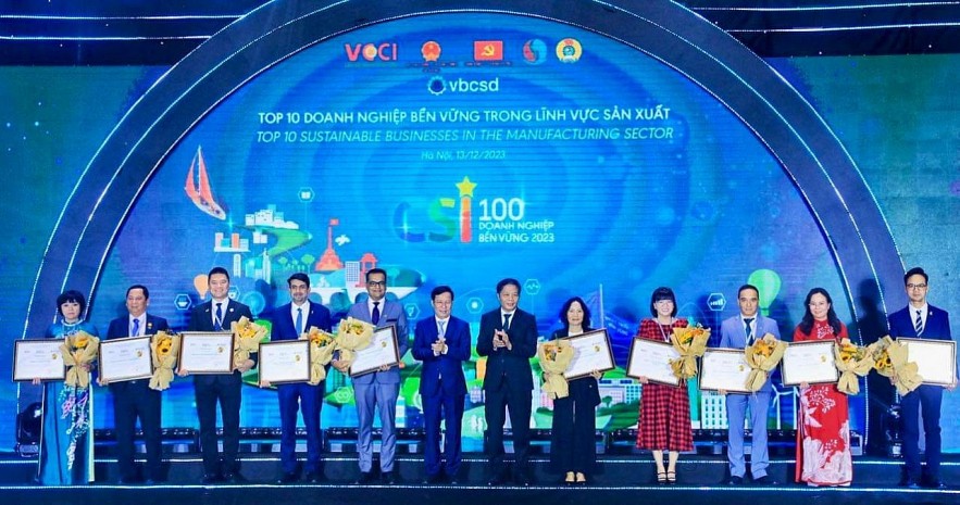Top 100 doanh nghiệp bền vững tại Việt Nam năm 2023