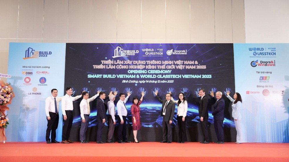 Bình Dương: Khai mạc Triển lãm xây dựng chuyên ngành thông minh Việt Nam 2023