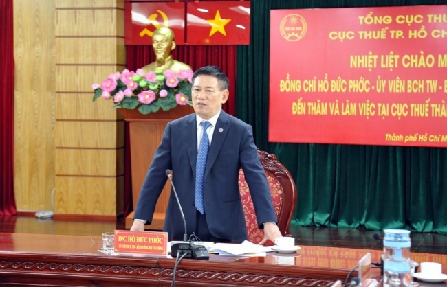 Bộ trưởng Bộ Tài chính Hồ Đức Phớc: Cục Thuế TP. Hồ Chí Minh cần tận dụng tốt thế và lực để bứt phá