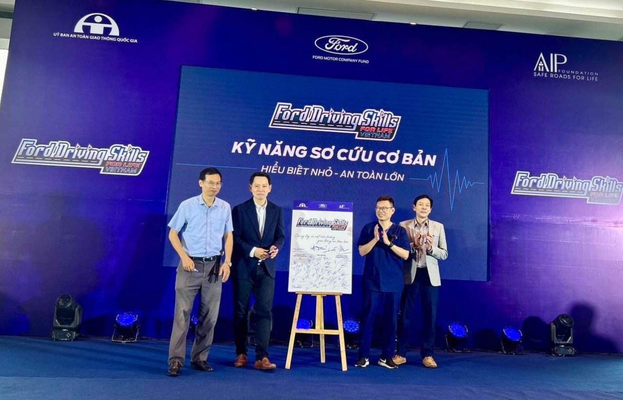 Ford Việt Nam ra mắt dự án chia sẻ kỹ năng sơ cứu cơ bản “Hiểu biết nhỏ - An toàn lớn”