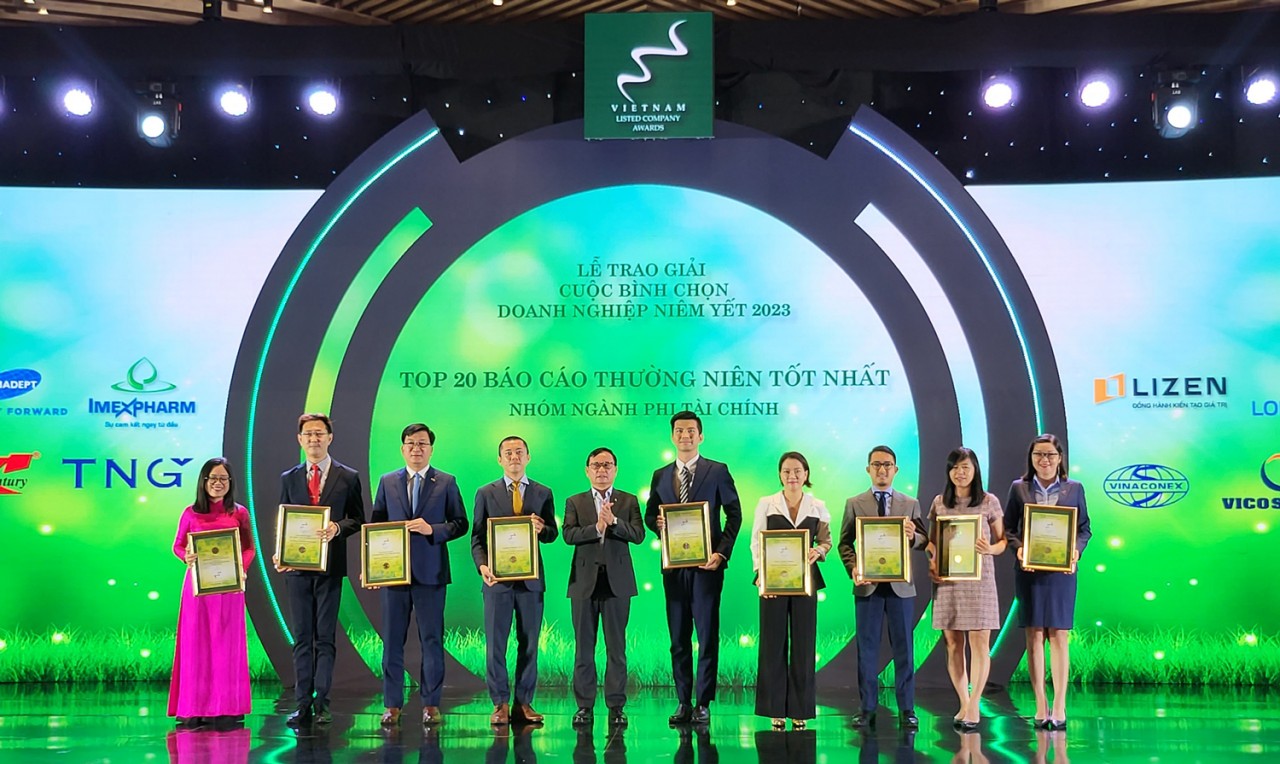 Vinh danh các doanh nghiệp đoạt giải Cuộc Bình chọn doanh nghiệp niêm yết (VLCA) 2023