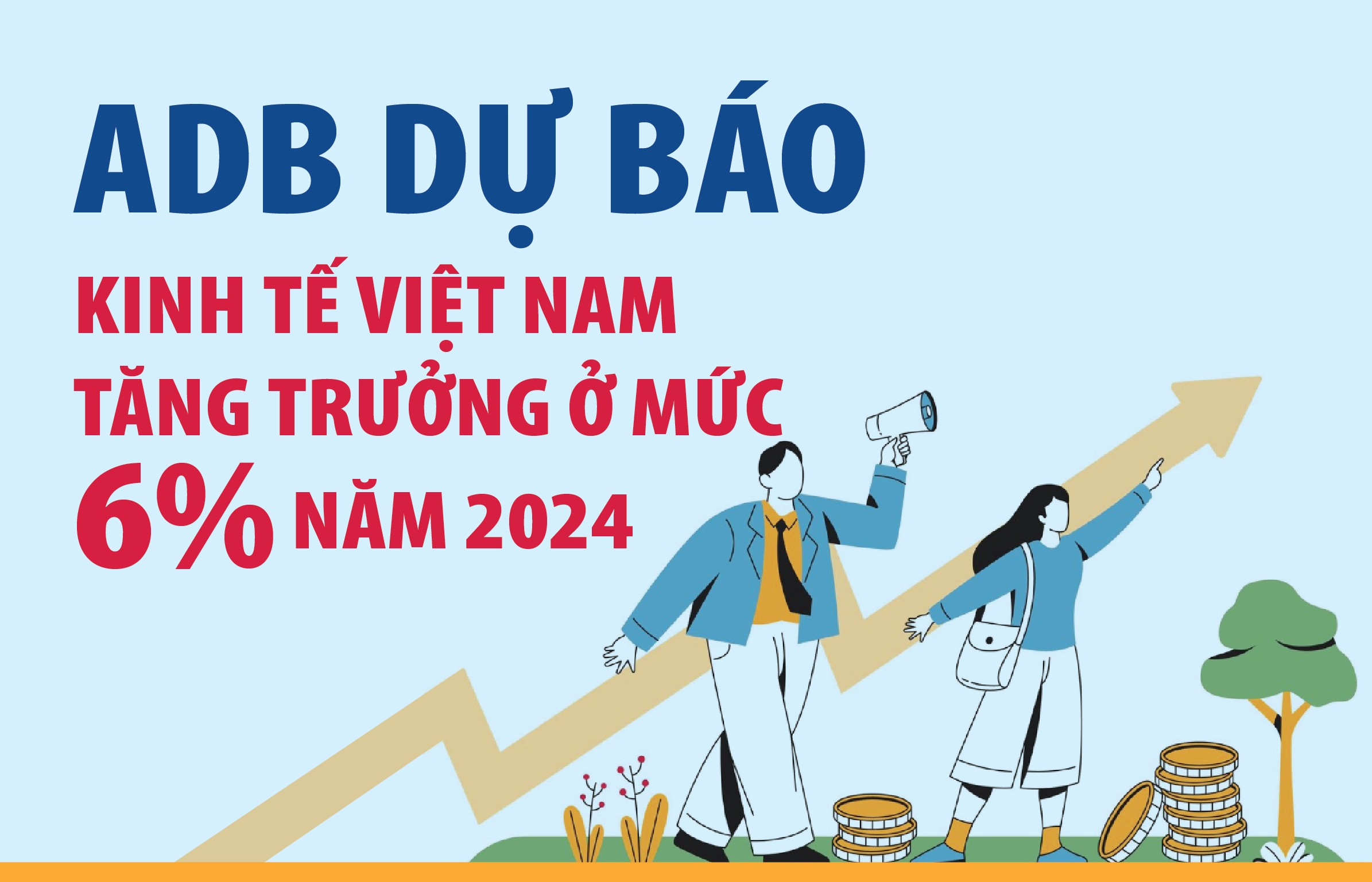 ADB dự báo kinh tế Việt Nam tăng trưởng ở mức 6% trong năm 2024