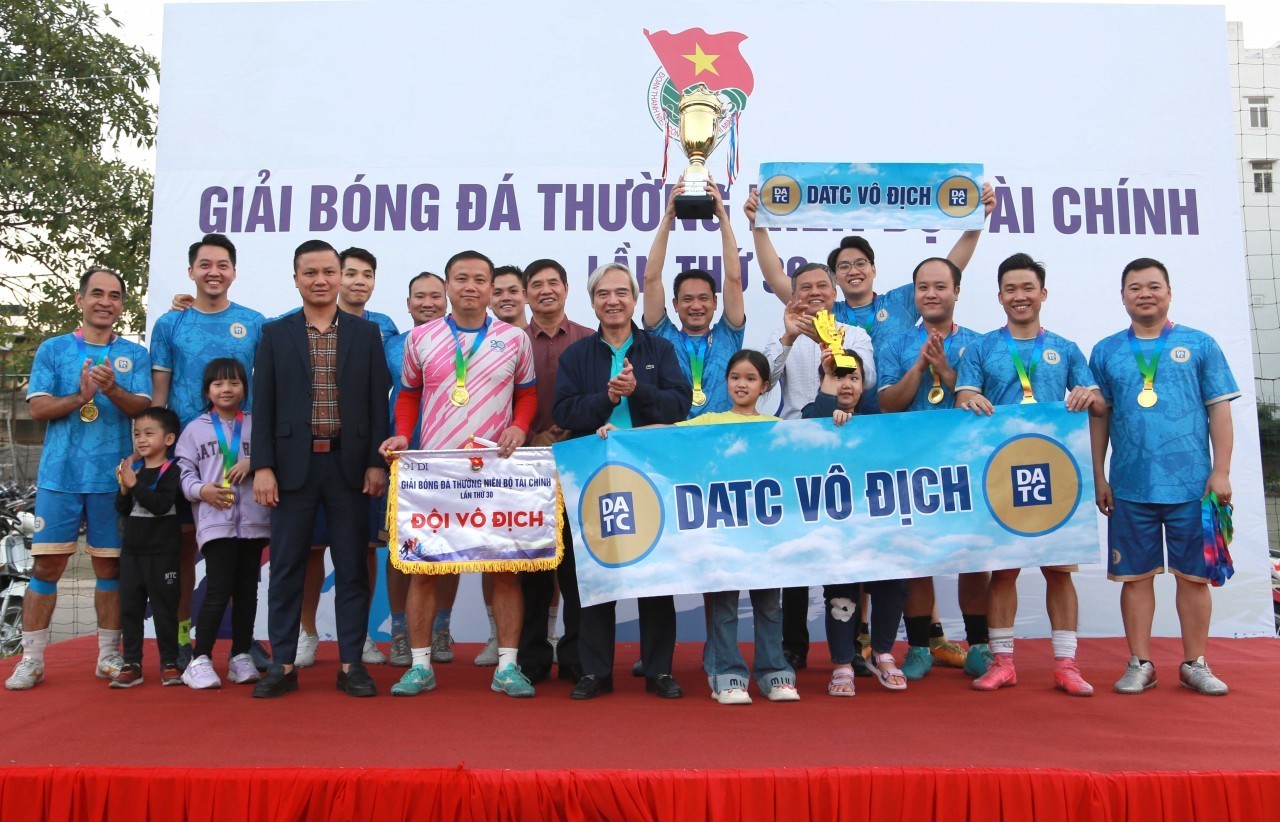 DATC vô địch Giải bóng đá thường niên Đoàn Thanh niên Bộ Tài chính lần thứ 30
