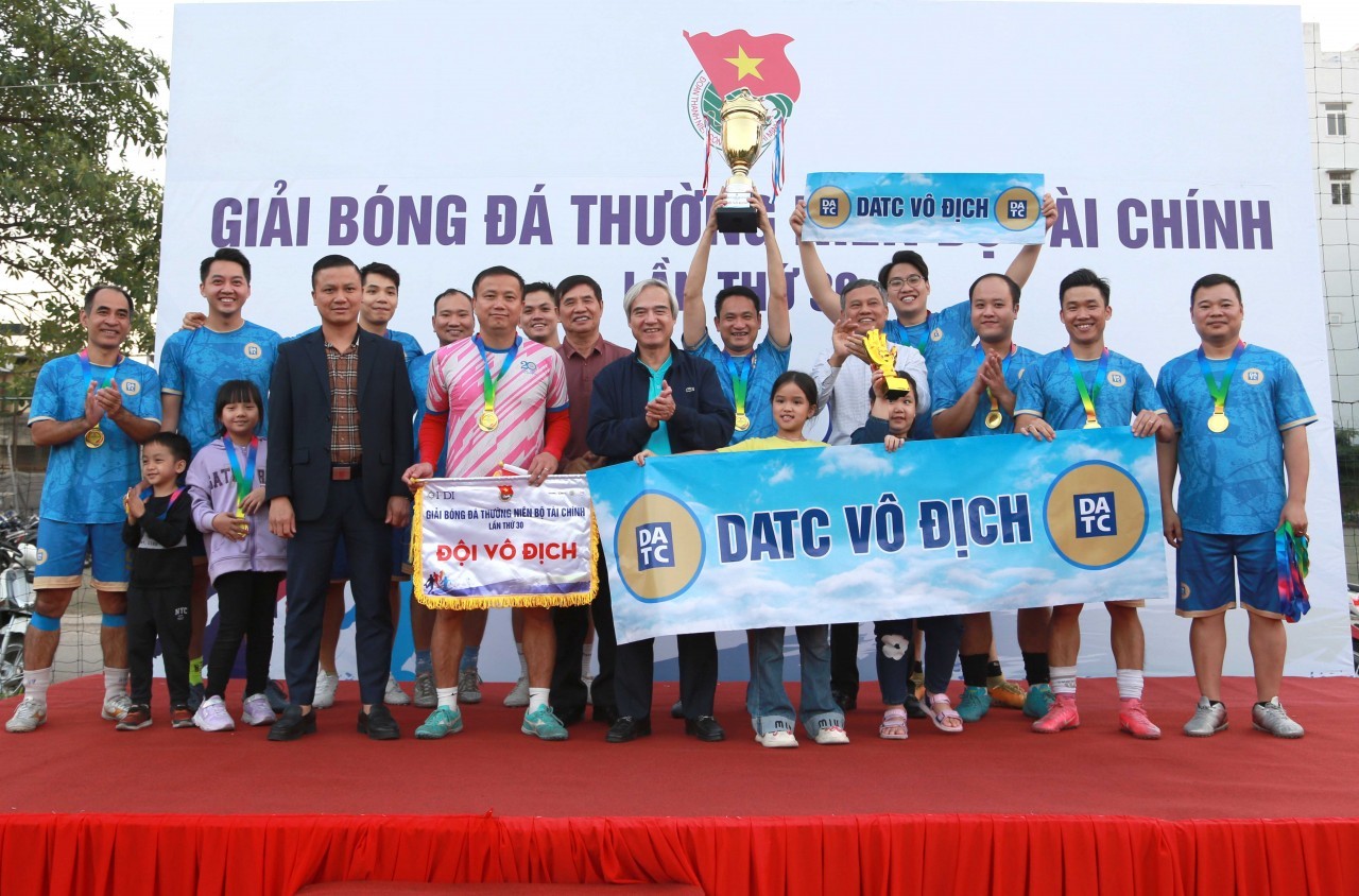 DATC vô địch Giải bóng đá thường niên Đoàn Thanh niên Bộ Tài chính lần thứ 30