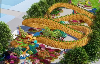 Kỷ lục linh vật rồng dài hơn 100m